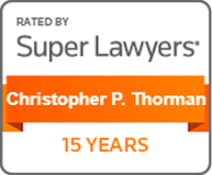 Rated By Super Lawyers Christopher P. Thorman 15 Years